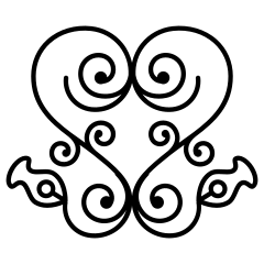 Ornement noir 6
